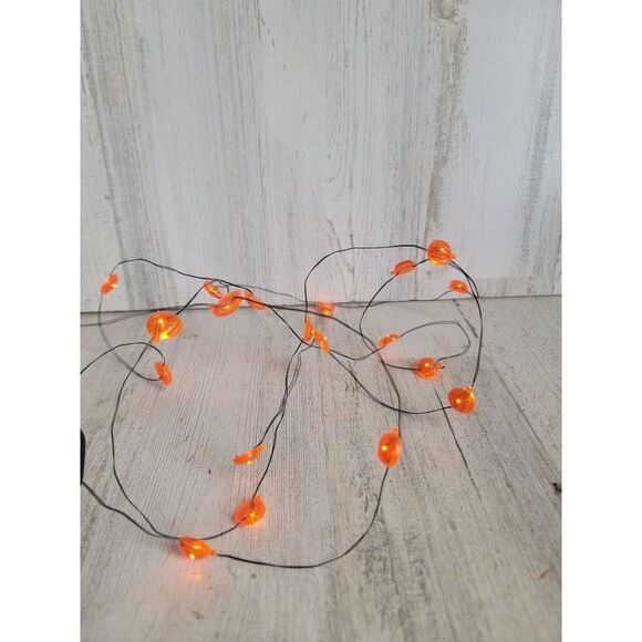 Pumpkin string light up Village accessory Halloween - Picture 10 of 11